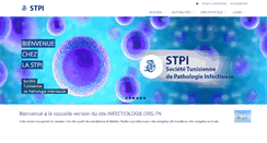 Desktop Screenshot of infectiologie.org.tn